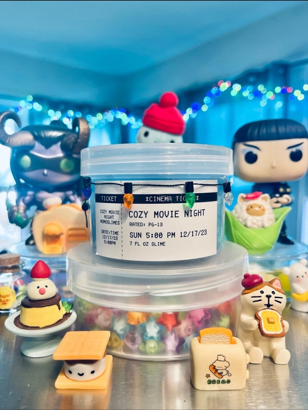 Momo Slimes Cozy Movie Night Slime